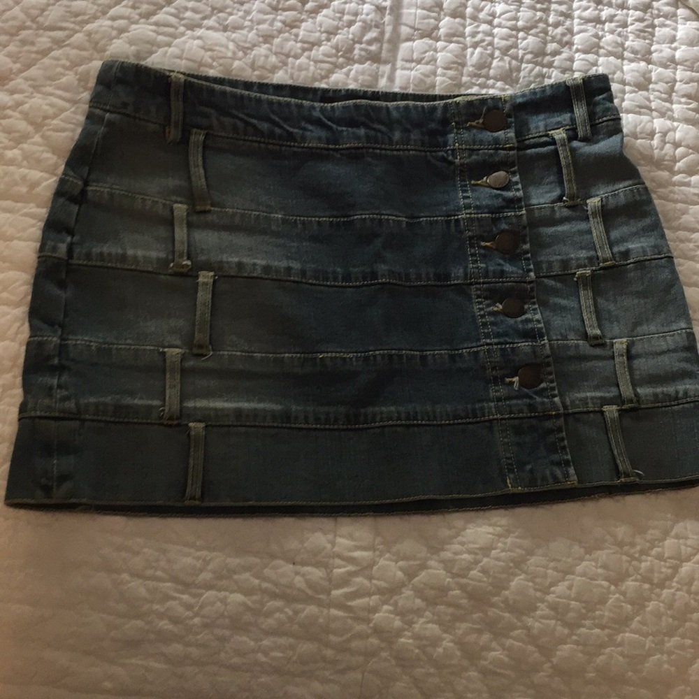 Mango denim skirt